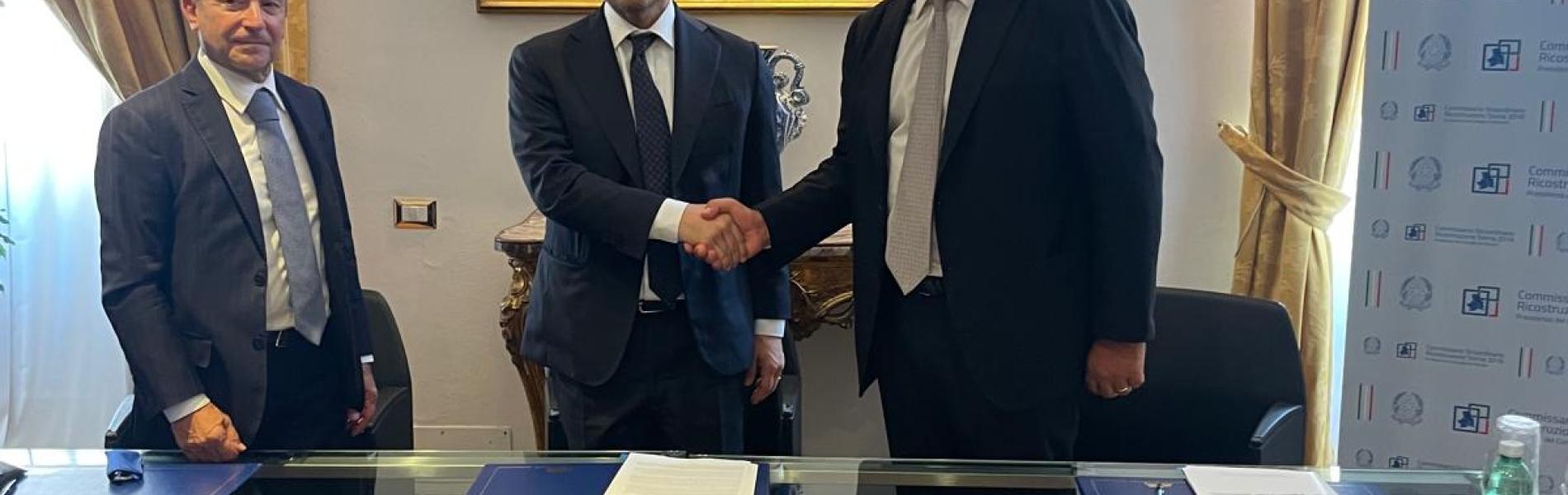 L’obiettivo è il potenziamento dell’infrastrutturazione per i 183 Comuni del Centro Italia coinvolti