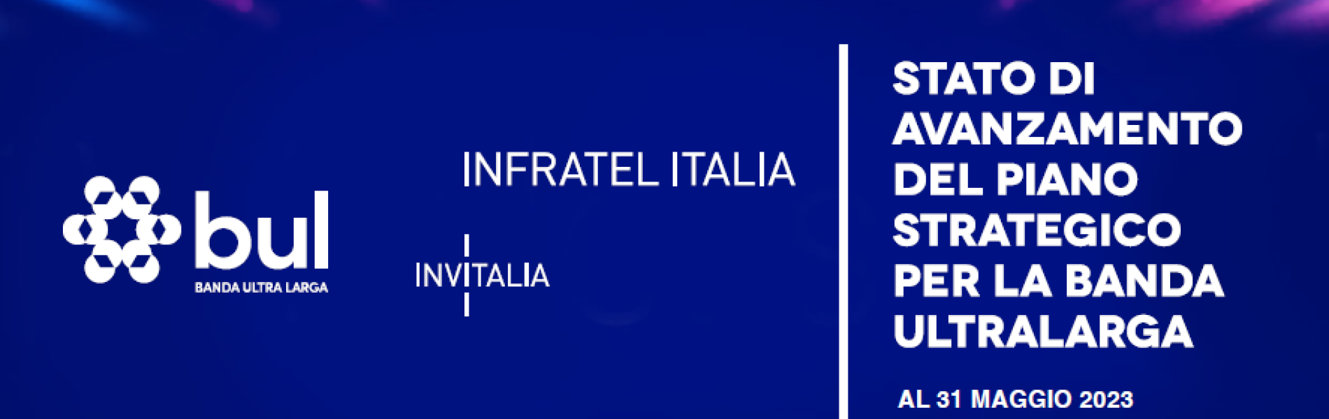Online la relazione sullo stato di avanzamento del Progetto Nazionale Banda Ultralarga a cura di Infratel Italia con i dati aggiornati al 31 maggio 2023.